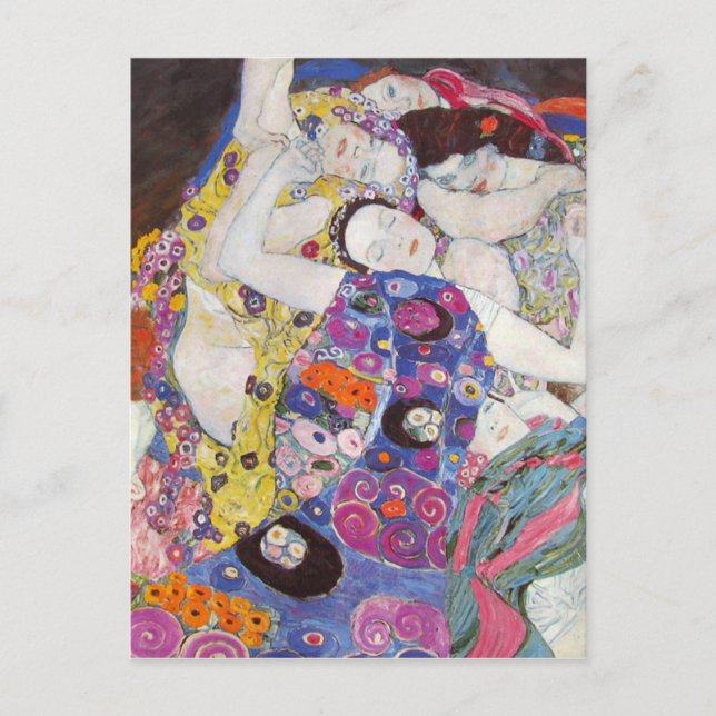 Postal Gustav Klimt Virgins Postcard (Anverso)