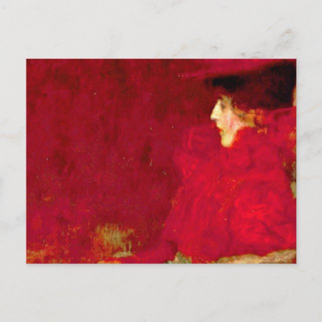 Postal Gustav Klimt - Woman In An Armchair (Anverso)