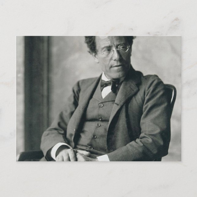 Postal Gustav Mahler (Anverso)