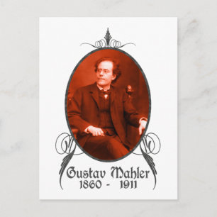 Postal Gustav Mahler