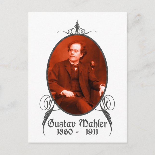 Postal Gustav Mahler (Anverso)