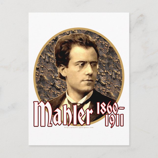Postal Gustav Mahler (Anverso)