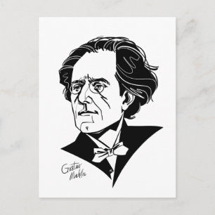 Postal Gustav Mahler