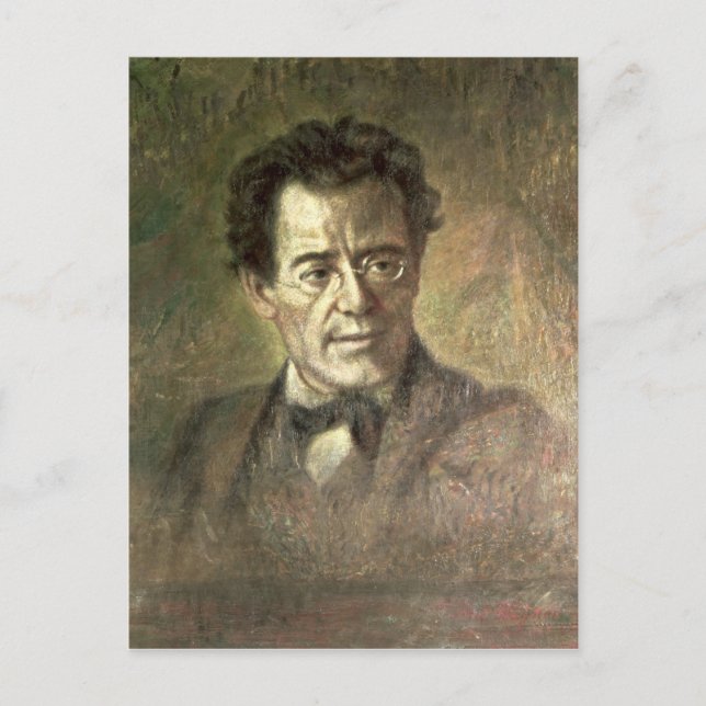 Postal Gustav Mahler (Anverso)