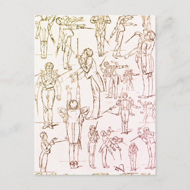 Postal Gustav Mahler - Conductora (Anverso)