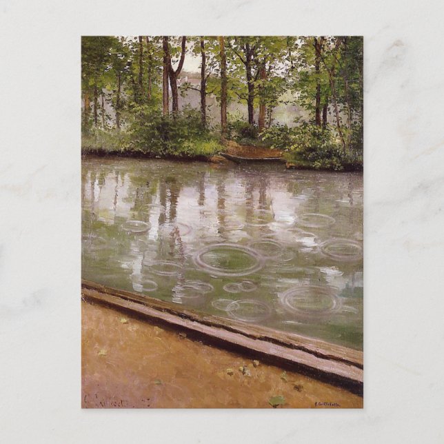 Postal Gustave Caillebotte (Anverso)