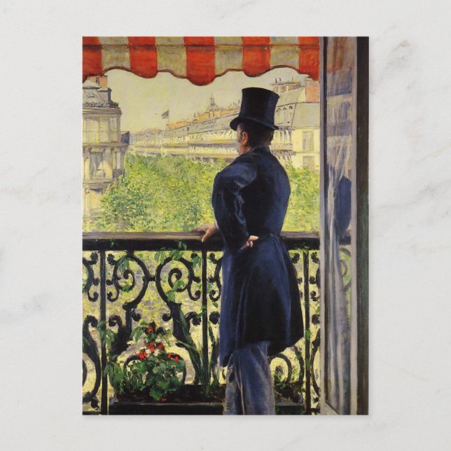 Postal Gustave Caillebotte (Anverso)
