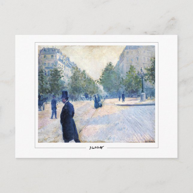 Postal Gustave Caillebotte #104 - Arte fino (Anverso)