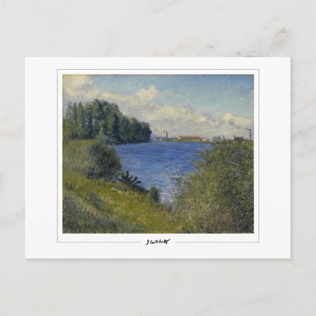 Postal Gustave Caillebotte #131 - Bella Artes (Anverso)