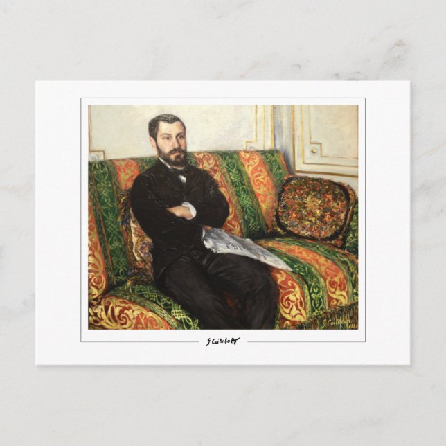 Postal Gustave Caillebotte #136 - Arte fino (Anverso)