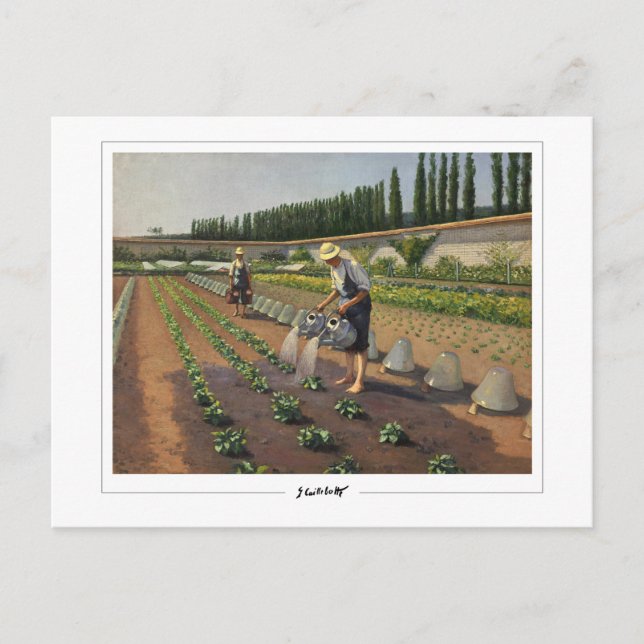 Postal Gustave Caillebotte #137 - Arte fino (Anverso)
