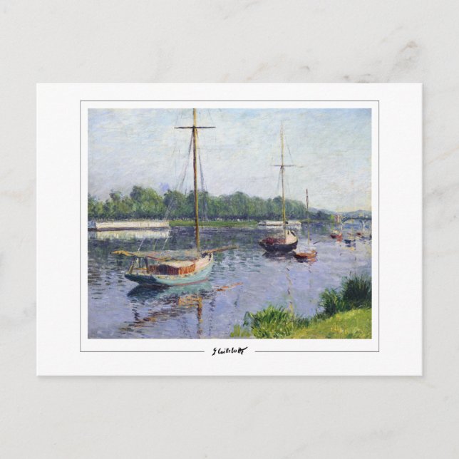 Postal Gustave Caillebotte #170 - Arte fino (Anverso)