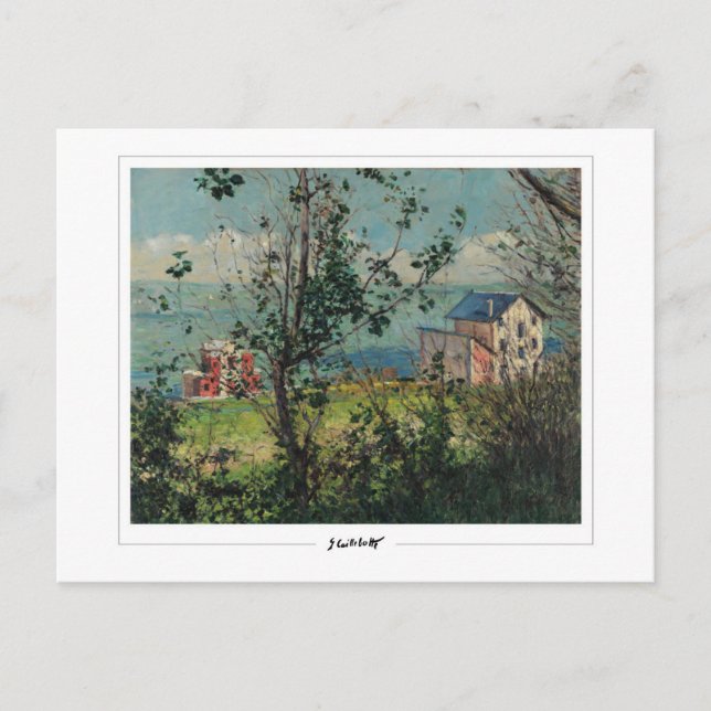 Postal Gustave Caillebotte #177 - Arte fino (Anverso)