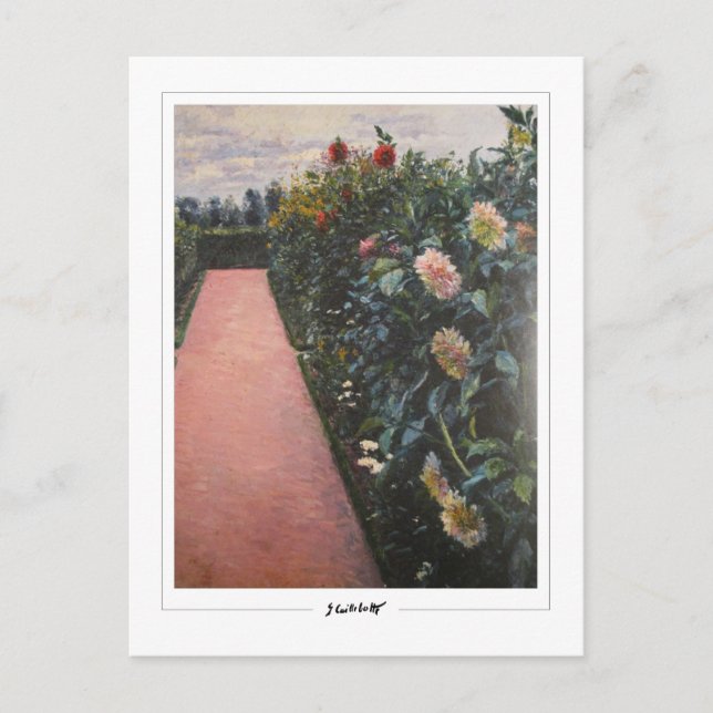 Postal Gustave Caillebotte #181 - Arte fino (Anverso)