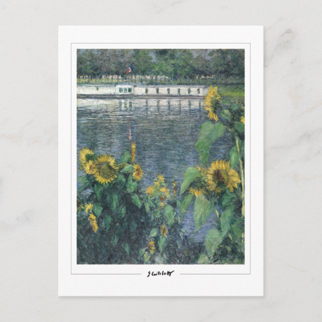 Postal Gustave Caillebotte #198 - Arte fino (Anverso)