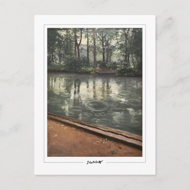 Postal Gustave Caillebotte #273 - Bella Artes (Anverso)