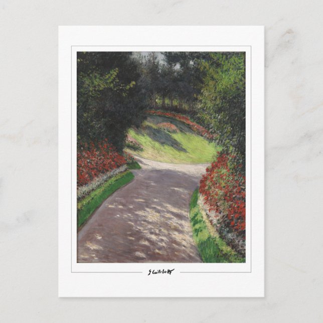 Postal Gustave Caillebotte #369 - Bella Artes (Anverso)