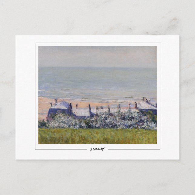 Postal Gustave Caillebotte #394 - Bella Artes (Anverso)