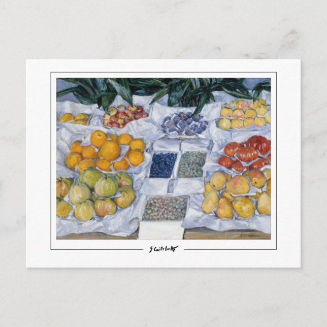 Postal Gustave Caillebotte #5 - Postcard Bella Artes (Anverso)