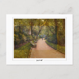 Postal Gustave Caillebotte #74 - Bella Artes