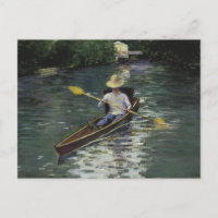 Gustave Caillebotte - canoa en el Yerres