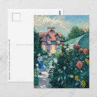 Gustave Caillebotte - Dahlias, Jardín