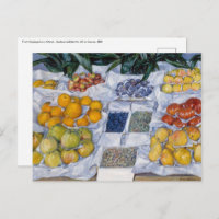 Gustave Caillebotte - Fruta mostrada en un stand