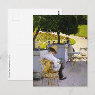 Postal Gustave Caillebotte - Los naranjos
