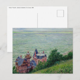 Postal Gustave Caillebotte - Villas en Trouville