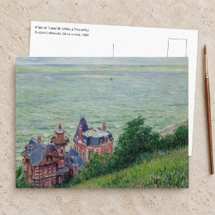 Postal Gustave Caillebotte - Villas en Trouville