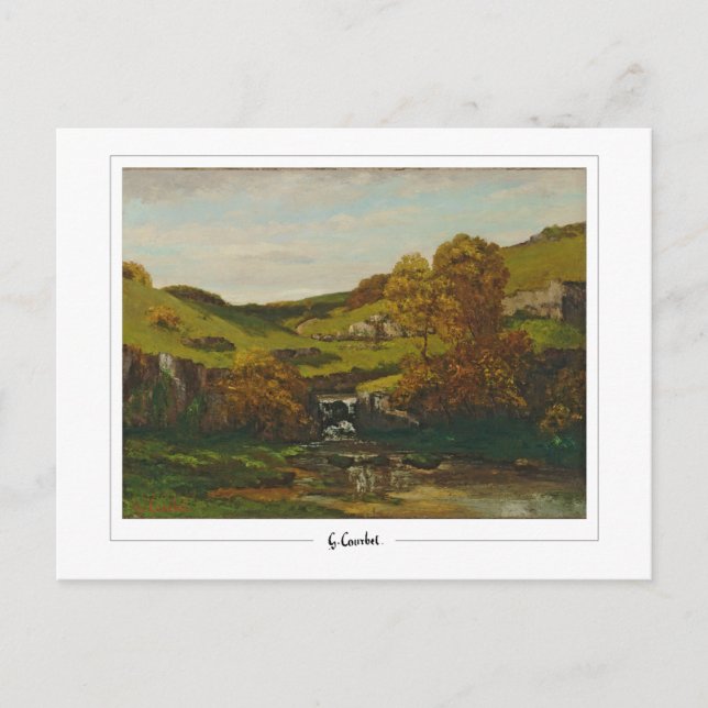Postal Gustave Courbet #1216 - Arte fino (Anverso)