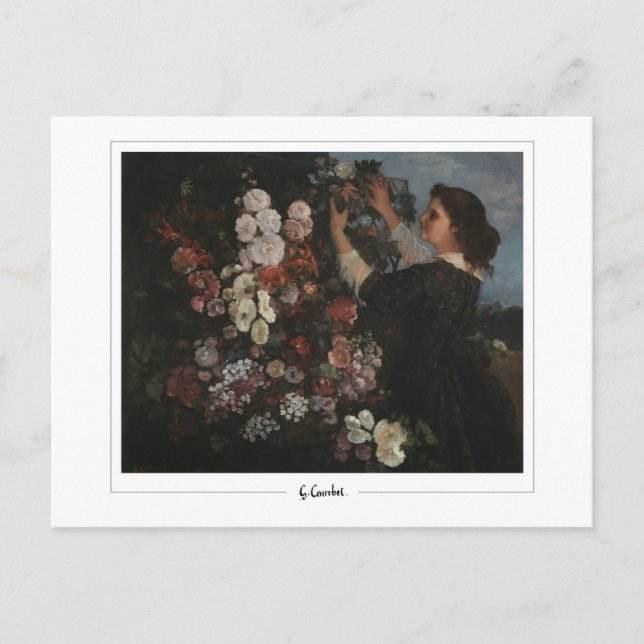 Postal Gustave Courbet #129 - Bella Artes (Anverso)