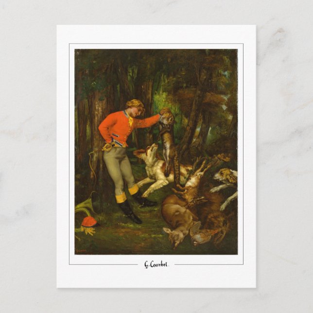 Postal Gustave Courbet #3 - Arte fino (Anverso)