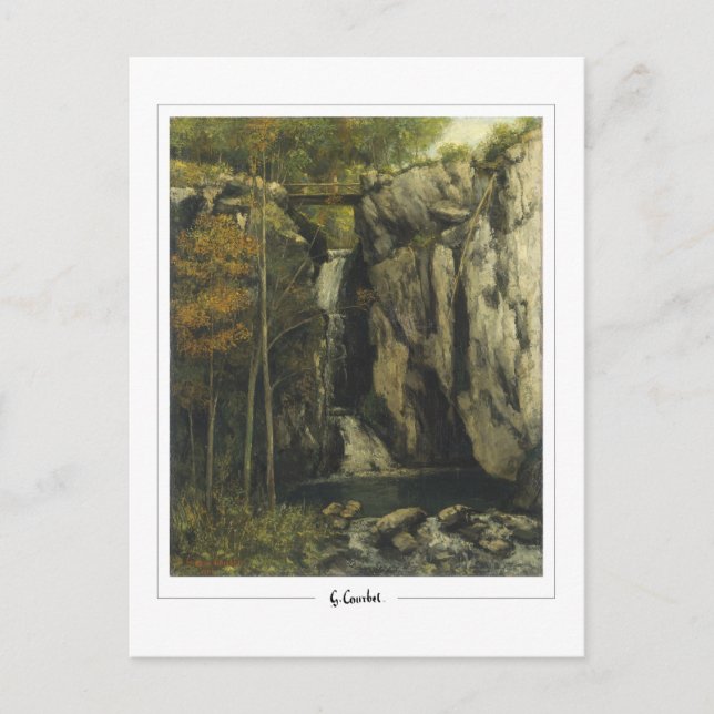 Postal Gustave Courbet #44 - Bella Artes (Anverso)