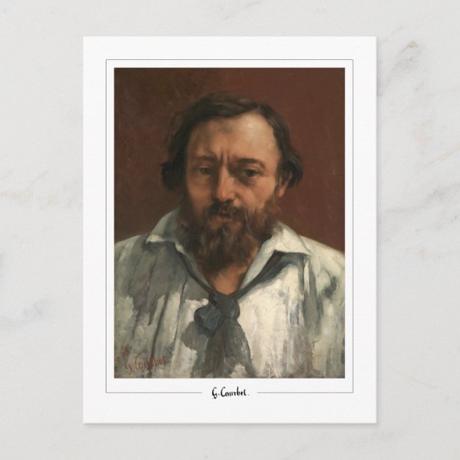 Postal Gustave Courbet #535 - Bella Artes (Anverso)