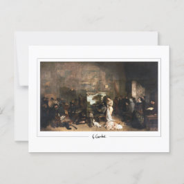 Postal Gustave Courbet #587 - Bella Artes