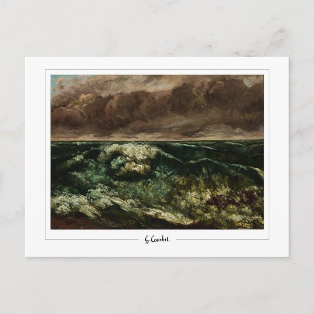 Postal Gustave Courbet #65 - Bella Artes (Anverso)