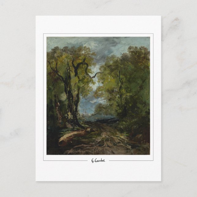 Postal Gustave Courbet #917 - Bella Artes (Anverso)