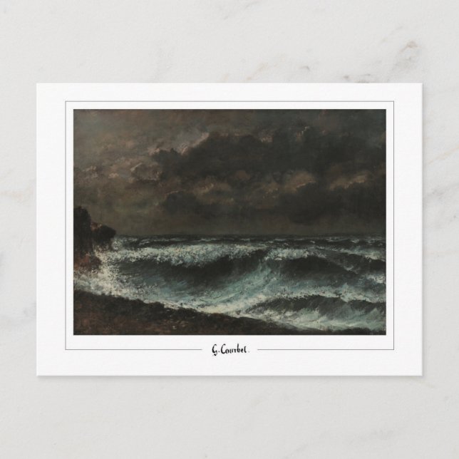Postal Gustave Courbet #93 - Arte refinado (Anverso)