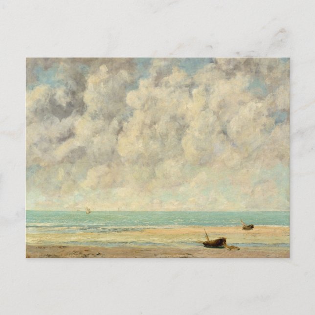 Postal Gustave Courbet | Mar Cálido (Anverso)