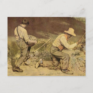 Postal Gustave Courbet Pintura