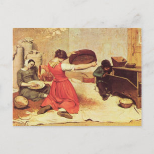 Postal Gustave Courbet Pintura