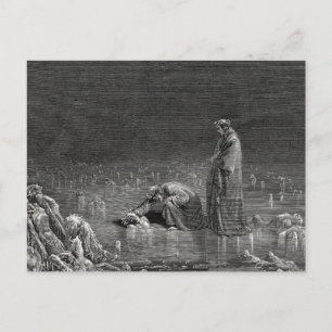 Postal Gustave Dore Inferno