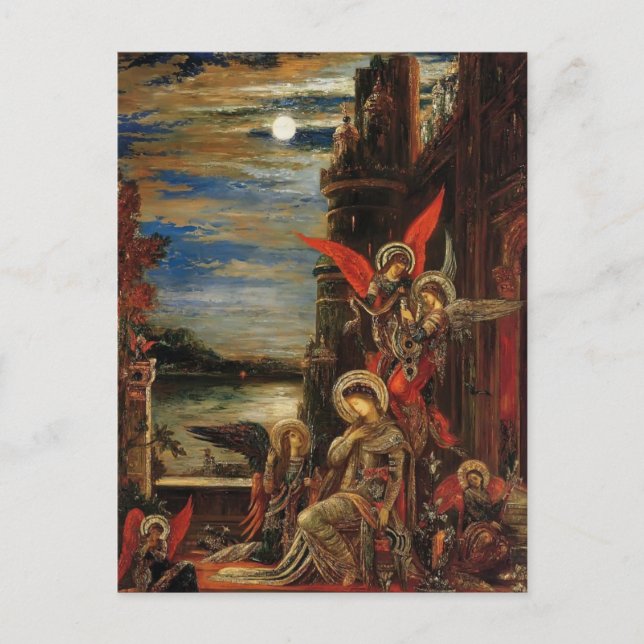 Postal Gustave Moreau- St. Cecilia (Anverso)