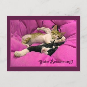 Postal ¡Gute Besserung!