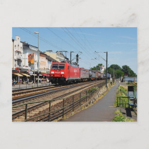 Postal Güterzug en Rüdesheim am Rhein