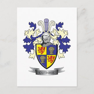 Postal Guthrie Family Crest Coat of Arms