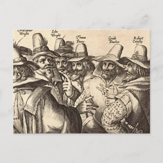 Postal Guy Fawkes (Anverso)
