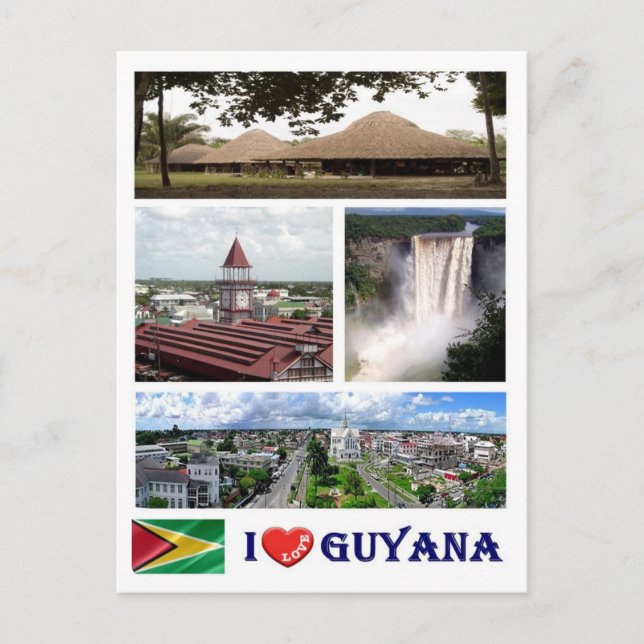 Postal Guyana - Amo - (Anverso)