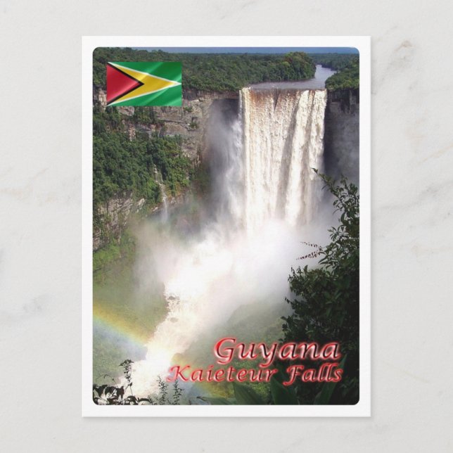 Postal Guyana - Cataratas Kaieteur - (Anverso)